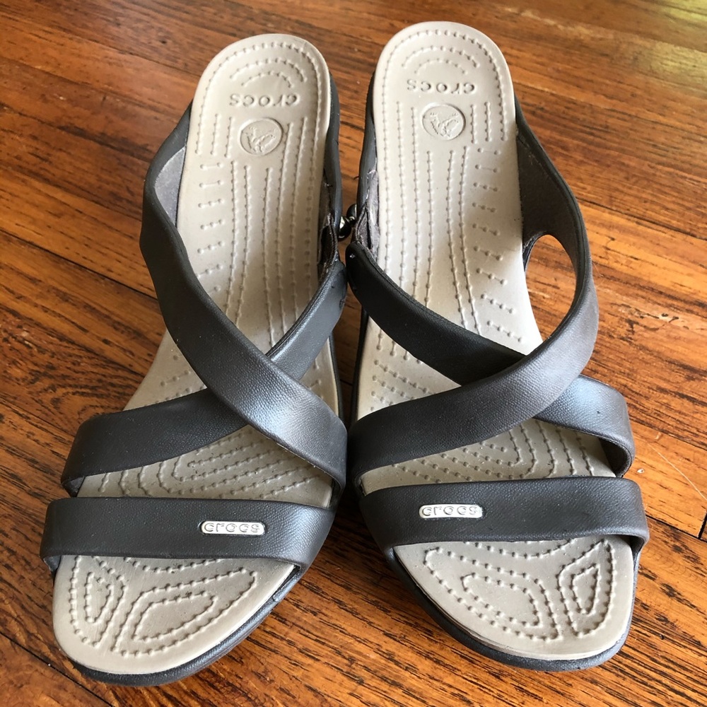 Barely worn croc heels